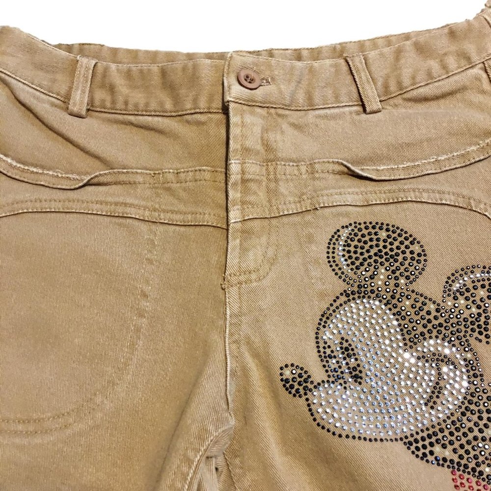 Vintage Unique Mickey Mouse Blinged Shorts - Picture 3 of 5